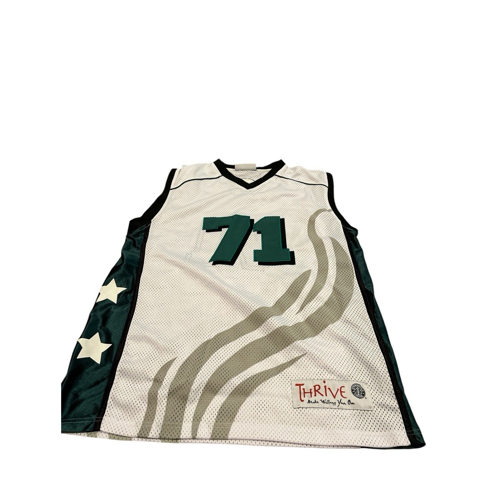 Starbucks Coffee Co XL Basketball Jersey Siren Logo Thrive Steam‎ Stars 71 Mesh